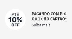 Pagamento com Pix ou 1x no cartão